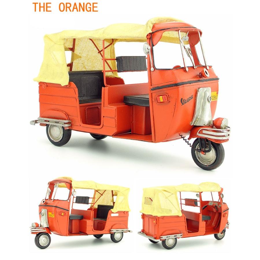 ブランド登録なし - ベスパ ともし火青味 1965年 Vespa Italy レトロ ブリキ製 ビンテージバイク (総べて手作り) mot41