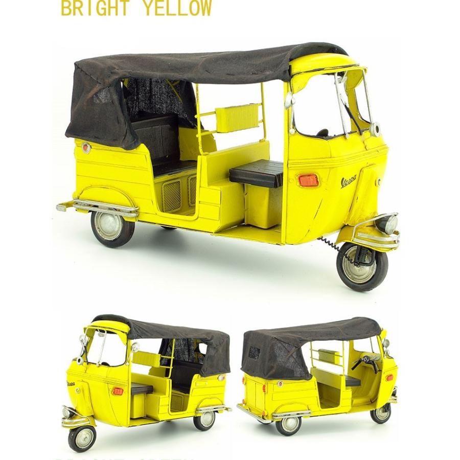 ブランド登録なし - ベスパ ともし火青味 1965年 Vespa Italy レトロ ブリキ製 ビンテージバイク (総べて手作り) mot41