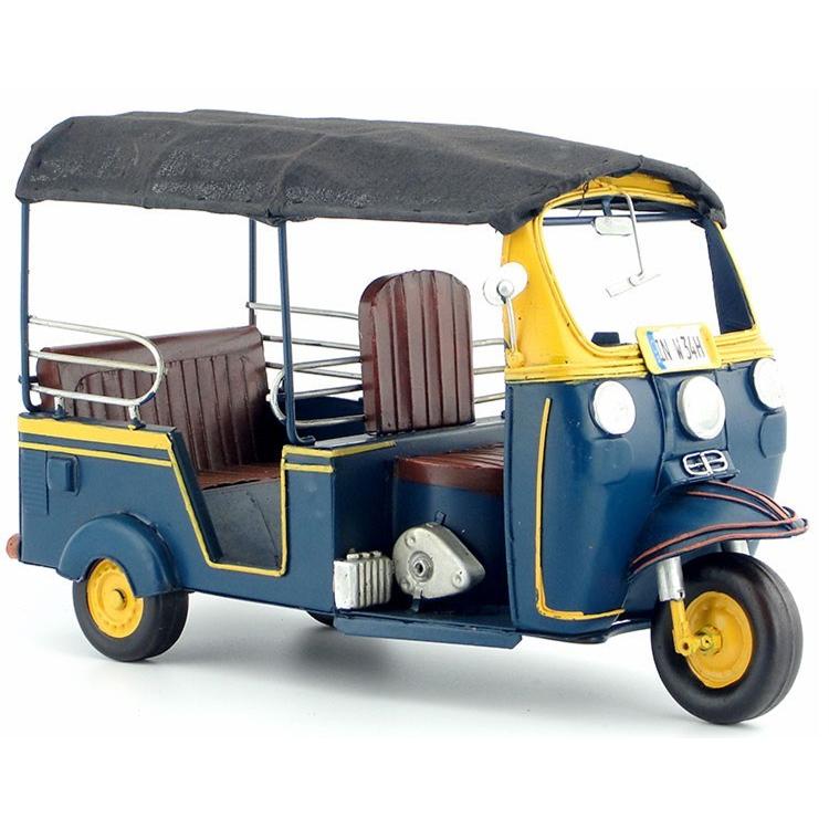 ブランド登録なし - ベスパ ともし火青味 1965年 Vespa Italy レトロ ブリキ製 ビンテージバイク (総べて手作り) mot41