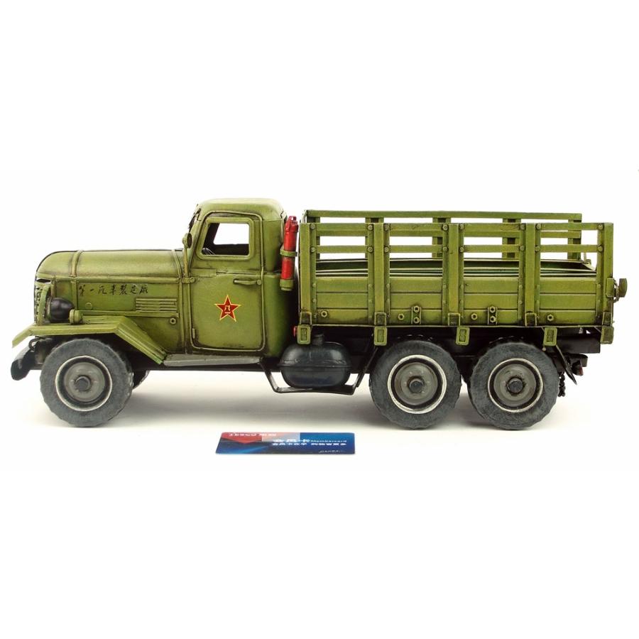 FIAT 2300 フリクションカー グリーン ビンテージブリキカー全長18