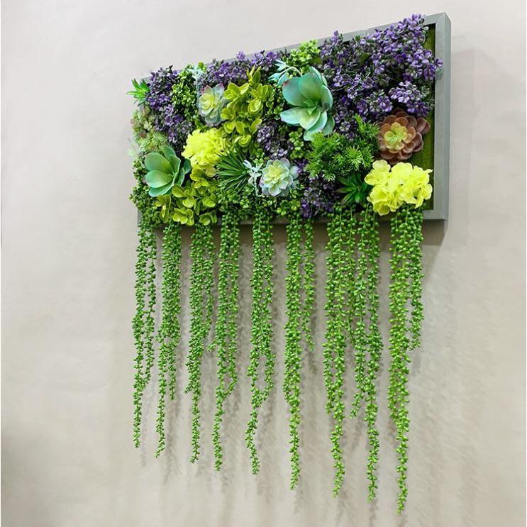 壁飾り 観葉植物 お花壁飾り 壁掛けインテリア ウォールディスプレイ フェイクグリーン 光触媒 壁面飾り k22_1