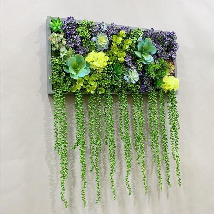 壁飾り 観葉植物 お花壁飾り 壁掛けインテリア ウォールディスプレイ フェイクグリーン 光触媒 壁面飾り k22_2