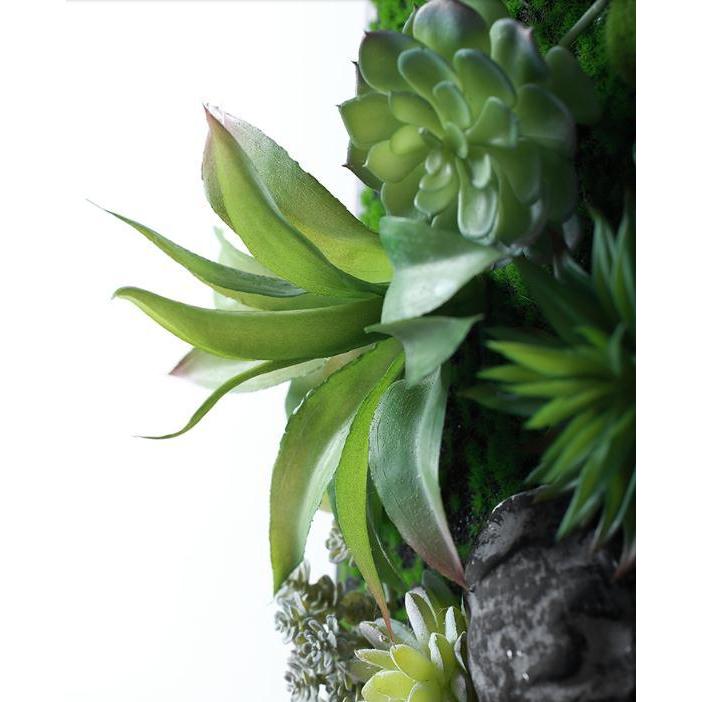 壁飾り 観葉植物 お花壁飾り 壁掛けインテリア ウォールディスプレイ フェイクグリーン 光触媒 壁面飾り k48の画像