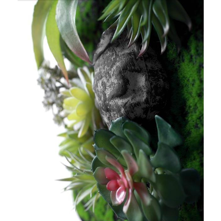 壁飾り 観葉植物 お花壁飾り 壁掛けインテリア ウォールディスプレイ フェイクグリーン 光触媒 壁面飾り k48の画像