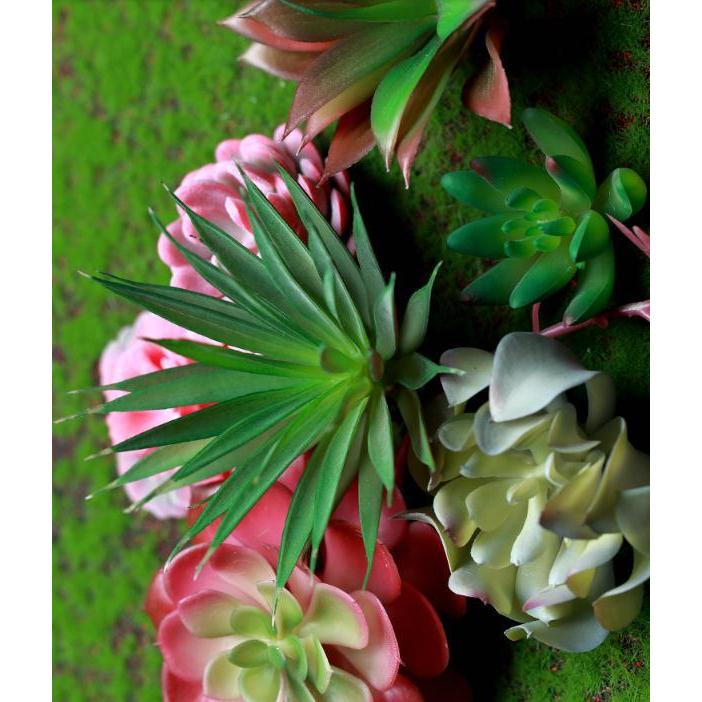 壁飾り 観葉植物 お花壁飾り 壁掛けインテリア ウォールディスプレイ フェイクグリーン 光触媒 壁面飾り k51の画像