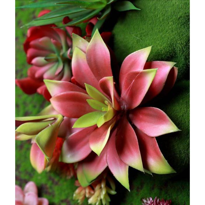 壁飾り 観葉植物 お花壁飾り 壁掛けインテリア ウォールディスプレイ フェイクグリーン 光触媒 壁面飾り k51の画像