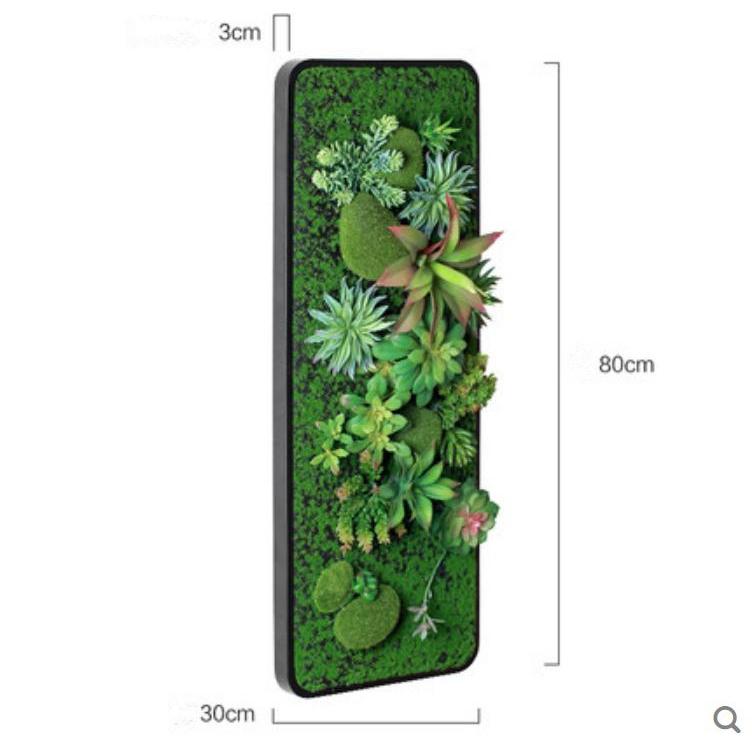 壁飾り 観葉植物 お花壁飾り 壁掛けインテリア ウォールディスプレイ フェイクグリーン 光触媒 壁面飾り k53の画像