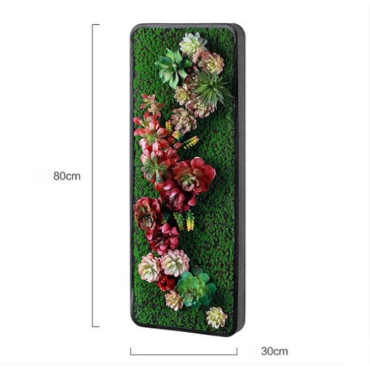 壁飾り 観葉植物 お花壁飾り 壁掛けインテリア ウォールディスプレイ フェイクグリーン 光触媒 壁面飾り k54の画像