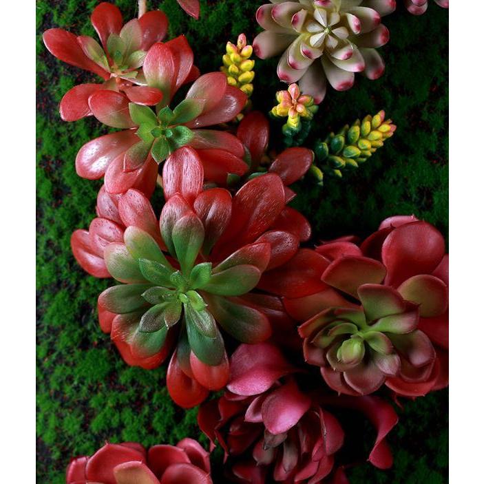 壁飾り 観葉植物 お花壁飾り 壁掛けインテリア ウォールディスプレイ フェイクグリーン 光触媒 壁面飾り k54の画像