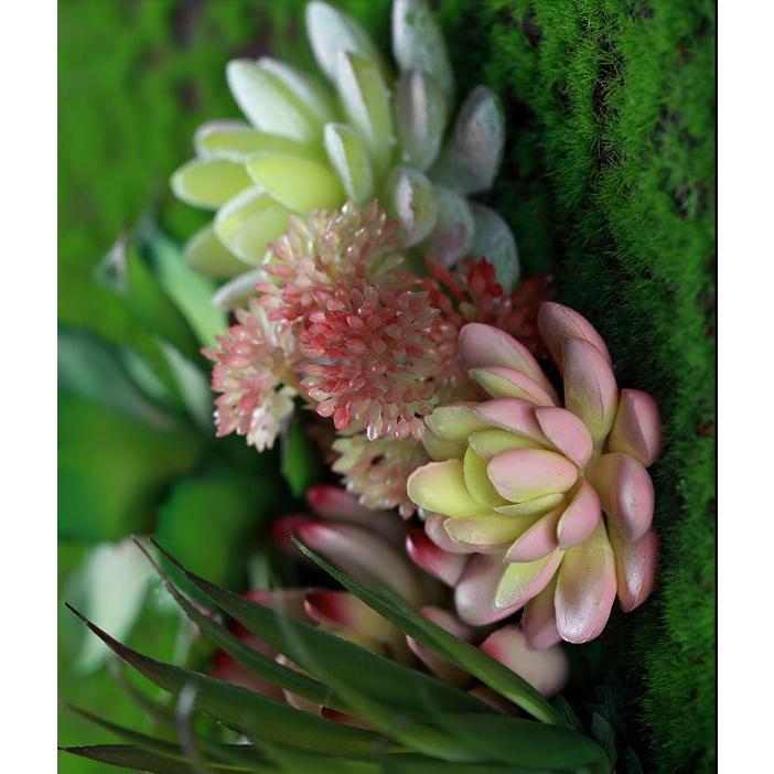壁飾り 観葉植物 お花壁飾り 壁掛けインテリア ウォールディスプレイ フェイクグリーン 光触媒 壁面飾り k54の画像