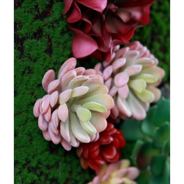 壁飾り 観葉植物 お花壁飾り 壁掛けインテリア ウォールディスプレイ フェイクグリーン 光触媒 壁面飾り k54の画像