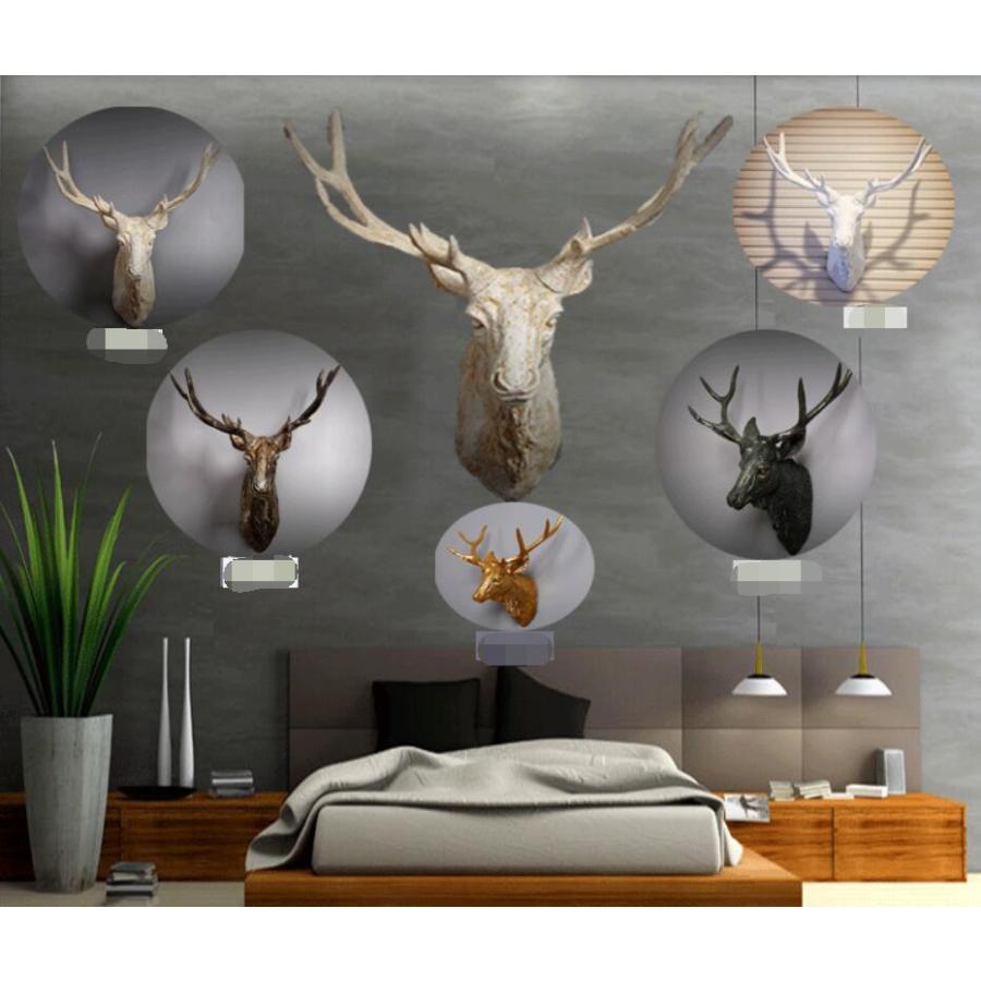 鹿 シカ 超カコイイ壁飾り 鹿 置物 リビングルーム テレビキャビネット レストラン バー カフェ 置き物 引越し 誕生日 プレゼント ギフト D4 O97ok14 天使closet 通販 Yahoo ショッピング