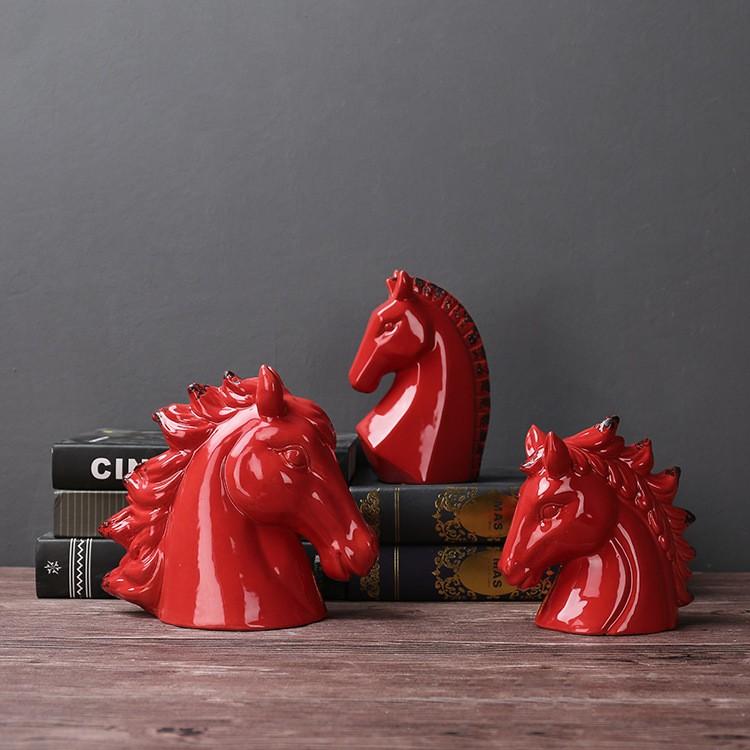 馬の頭 置物 オブジェ レトロ インテリア 雑貨 置き物 誕生日