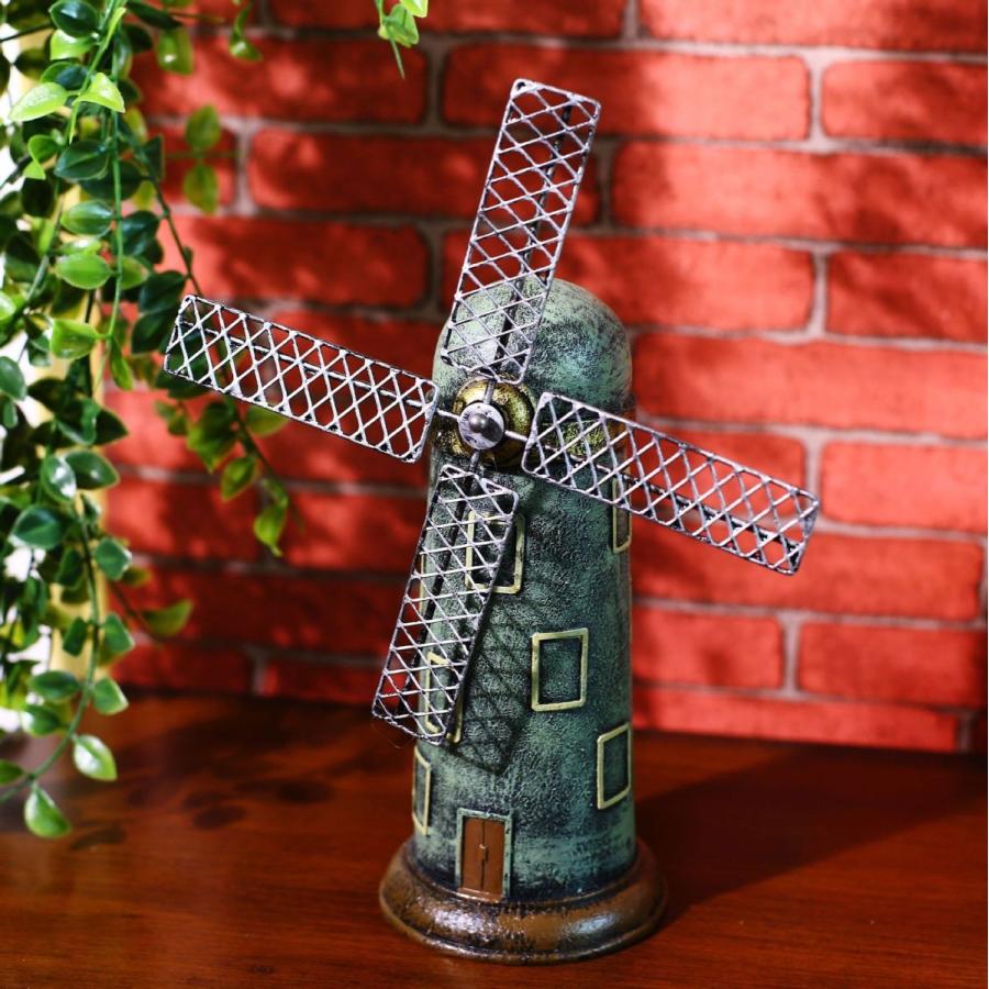 風車の置物 オブジェ インテリア 雑貨 置き物 誕生日 プレゼント プチ