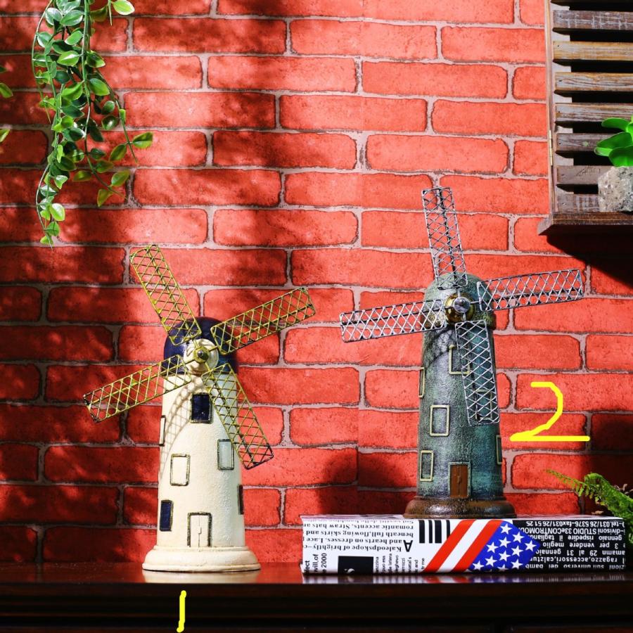 風車の置物 オブジェ インテリア 雑貨 置き物 誕生日 プレゼント プチ