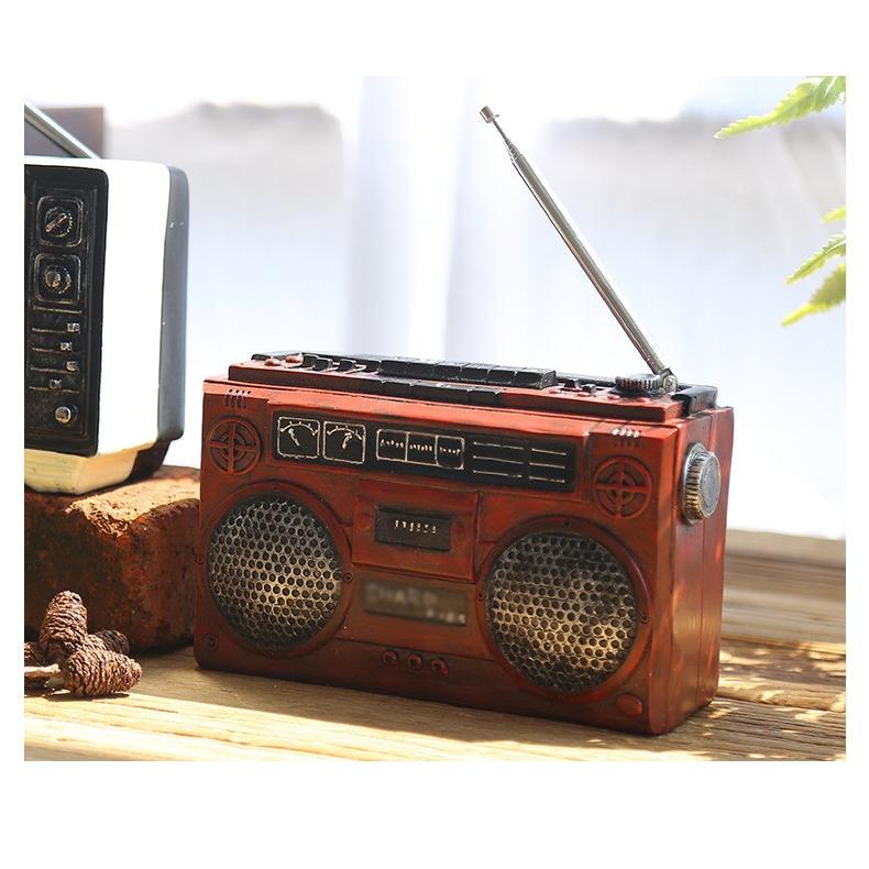 レトロなラジオの置物 オブジェ インテリア 雑貨 置き物 誕生日