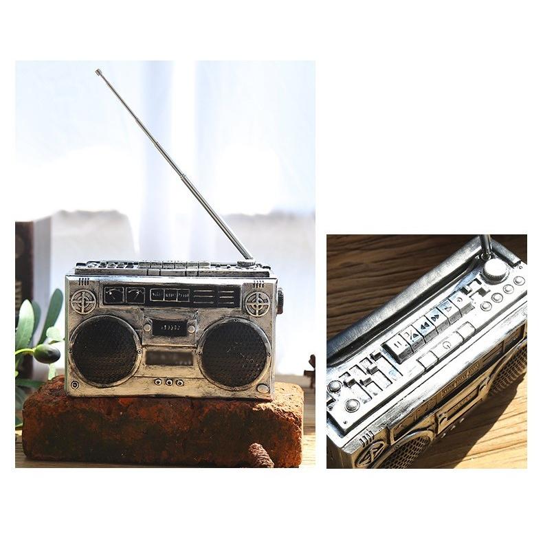 レトロなラジオの置物 オブジェ インテリア 雑貨 置き物 誕生日