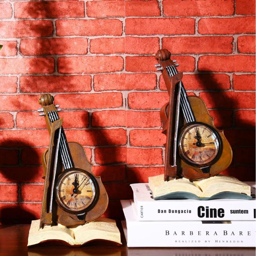 チェロ型 時計 置物 オブジェ インテリア 雑貨 置き物 誕生日