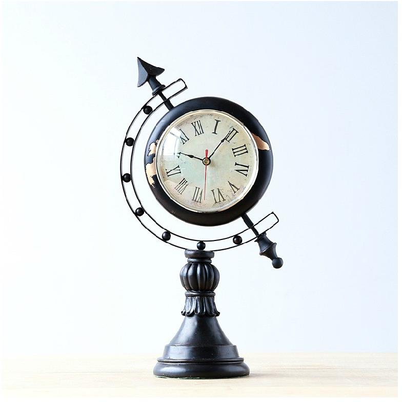 地球儀型 時計 置物 オブジェ インテリア 雑貨 置き物 誕生日