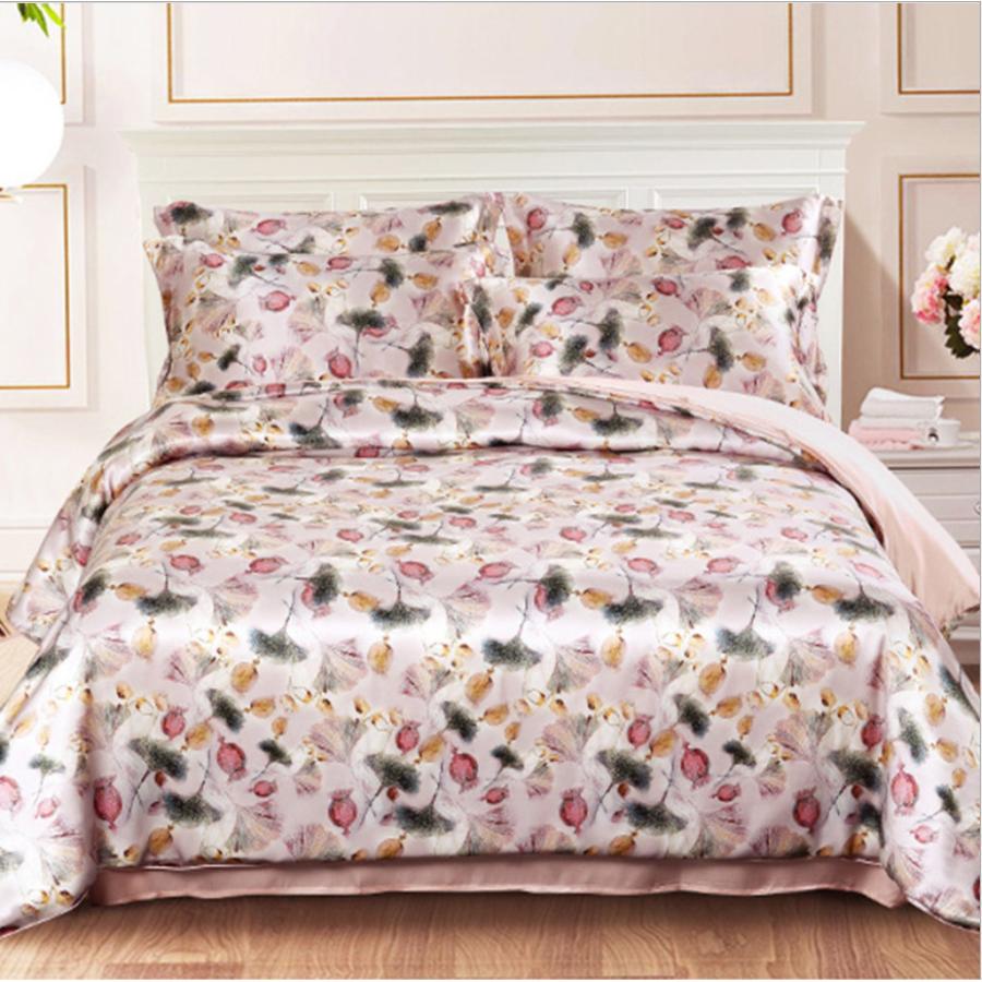 シルク掛け布団カバー シルク100%繻子織り生地 最高級正絹シルク生地 掛け布団カバー 夏は涼しく冬は暖かい t73