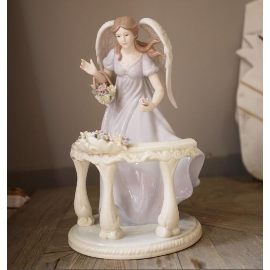 陶器 置物 西洋陶器 北欧磁器 陶器置物 洋風 TC99 天使 置物 陶器