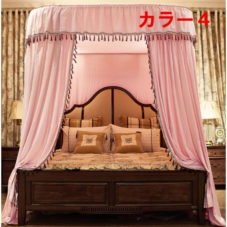 アンティーク蚊帳 蚊帳 かや カーテン カヤ 薄い蚊帳 欧風 シングル ダブル クィーン