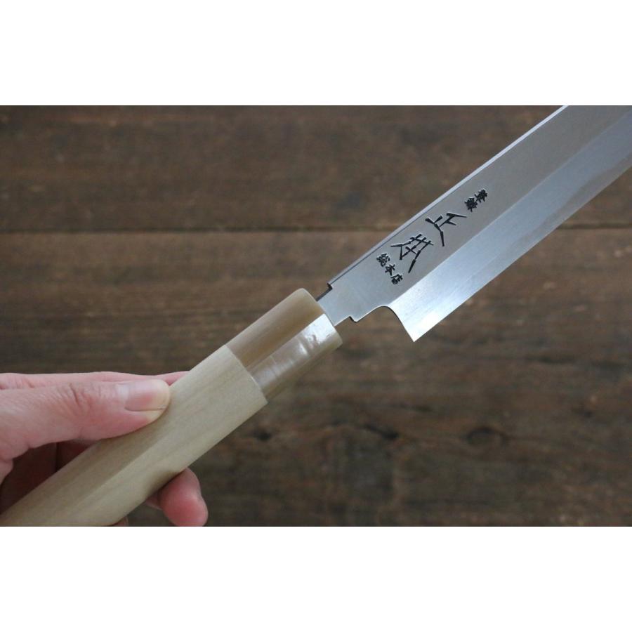 正本総本店　切付　カツオ裂き　270mm 9寸　包丁　和包丁　特殊　朴水牛柄 正本総本店 切付 カツオ裂き 270mm 9寸 包丁 和包丁 特殊 朴水牛