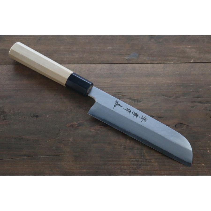 堺 孝行 シェフシリーズ 銀三鋼 鎌形薄刃包丁 朴柄-225mm : 清助刃物