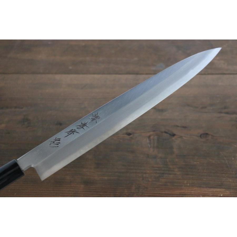 超特価 堺 孝行 四季彩 金茶 Inox 柳刃包丁 240mm 漆塗り柄 鞘付き Discoversvg Com