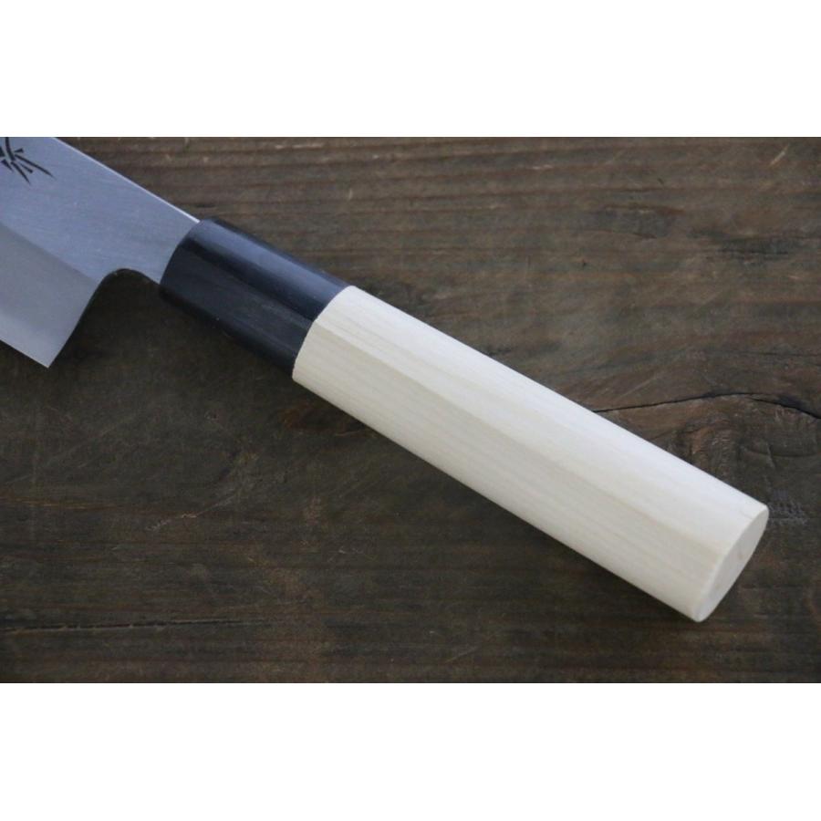 左利き用】 堺 孝行 霞研 白鋼 鎌型薄刃包丁 - 210mm : 清助刃物