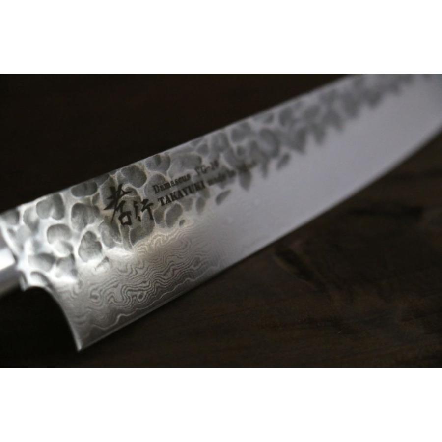 堺 孝行 VG10 33層 ダマスカス ペティーナイフ 150mm マホガニー柄