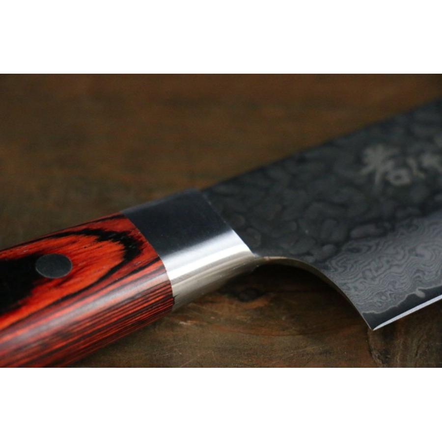 堺 孝行 VG10 33層 ダマスカス 牛刀包丁 240mm マホガニー柄 : 清助