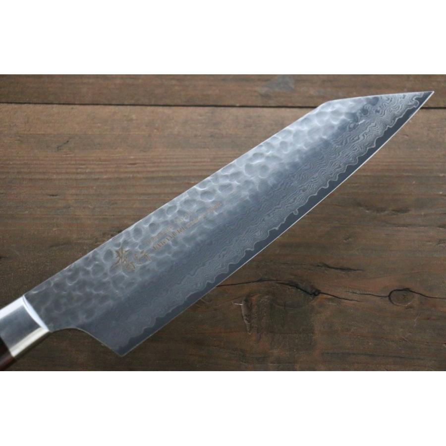 堺 孝行 VG10 33層 ダマスカス サバキ包丁 180mm マホガニー柄 堺 孝行 VG10 33層 ダマスカス 三徳 洋包丁 マホガニー柄 – 堺