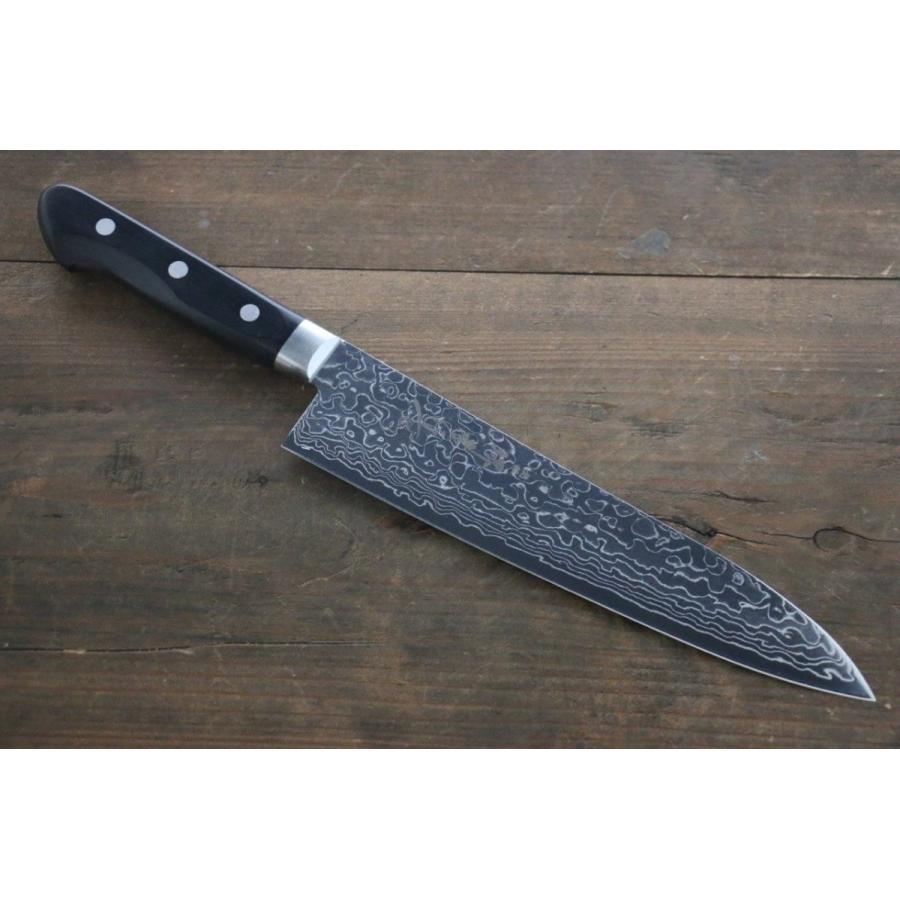 堺 孝行 AUS10 45層ダマスカス鏡面仕上げ ダマスカス 牛刀包丁 210mm