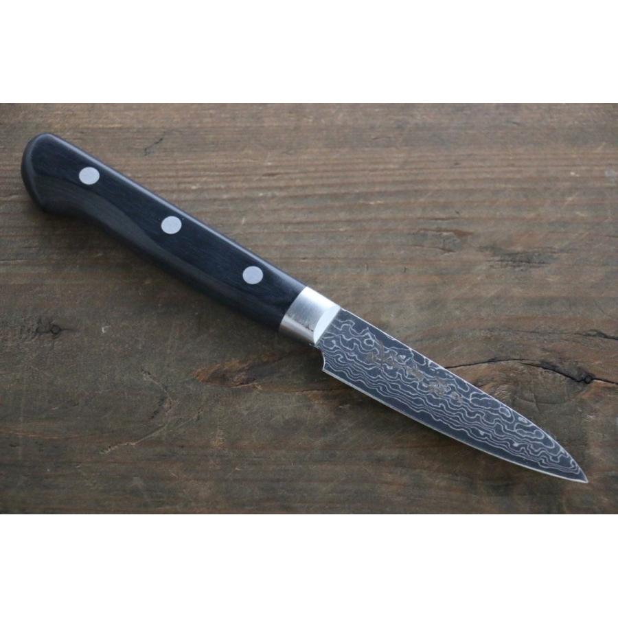 堺 孝行 AUS10 45層ダマスカス鏡面仕上げ ダマスカス ペティーナイフ