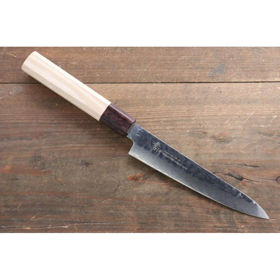 【堺打刃物】堺兼近作 藤井啓市 ダマスカス ペティ150mm 新品 堺兼近 ペティナイフ 150mm ダマスカス 新品 藤井啓市 【公式通販】