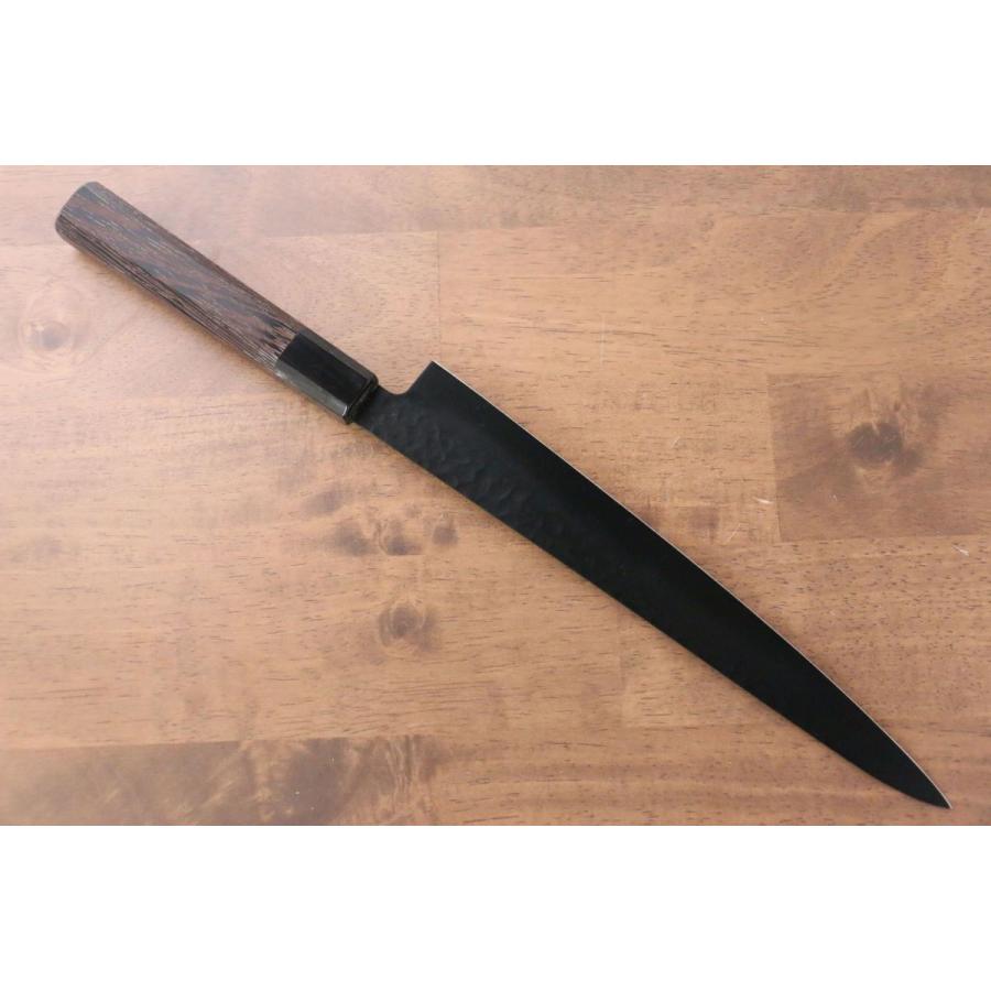 堺 孝行 黒影 V金10号 鎚目 テフロン加工 筋引包丁 和包丁 240mm