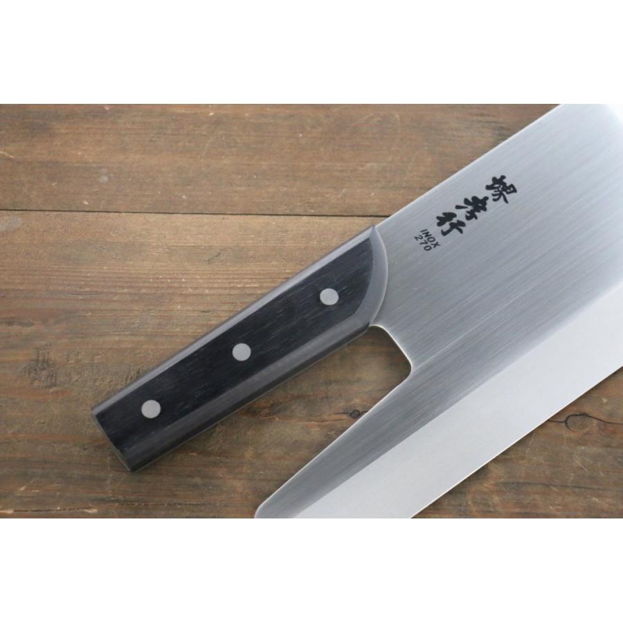 堺 孝行 INOX モリブデン鋼 そば切り包丁 270m : 清助刃物 - 通販