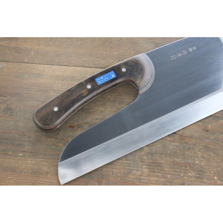 堺 孝行 モリブデン鋼 鏡面仕上げ そば切り包丁 330mm ドロップ