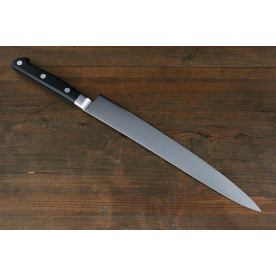 堺孝行　スライサー　スエーデン鋼　刃渡り26.5cm 堺 孝行 グランドシェフ スウェーデン鋼 スライサー : 清助刃物