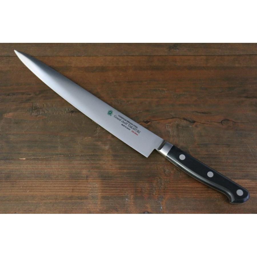 堺 孝行 グランドシェフ スウェーデン鋼 ナロースライサー 270mm (薄口