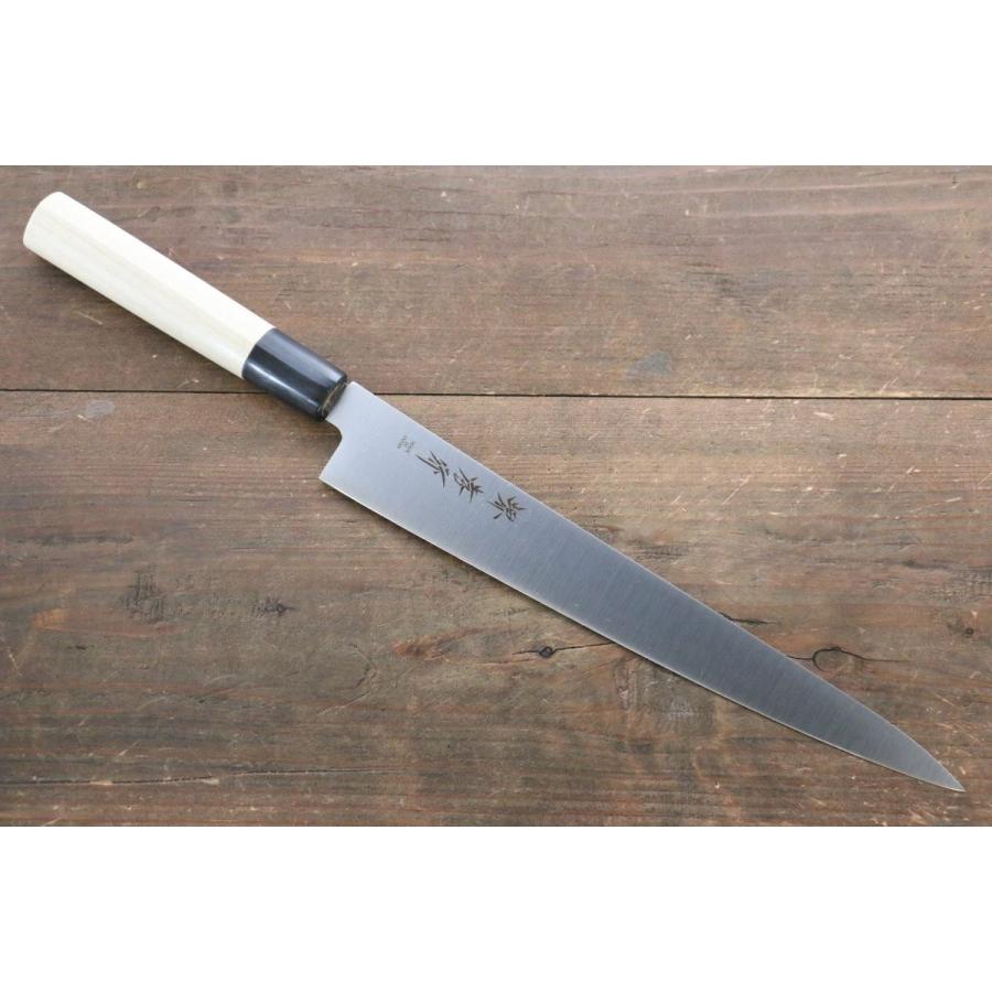 堺 孝行 INOX スチール 筋引包丁 240mm 朴柄 : 清助刃物 - 通販