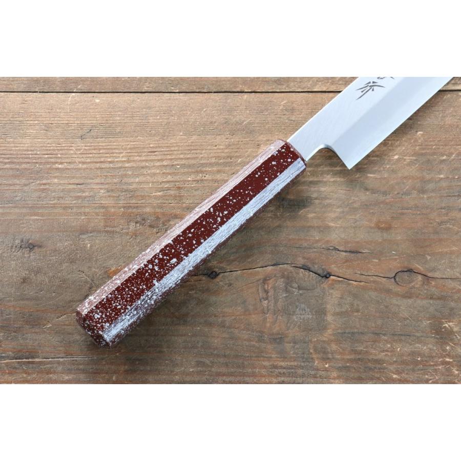 堺 孝行 なないろ INOX モリブデン鋼 柳刃包丁 和包丁 270mm ABS樹脂(ウルミ銀石目)柄 堺 孝行 INOX モリブデン鋼 ABS樹脂 ウルミ銀石目