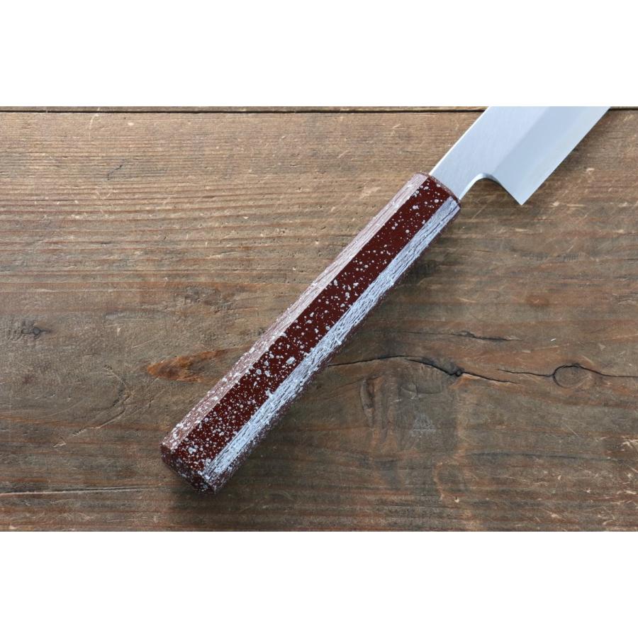 堺 孝行 なないろ INOX モリブデン鋼 柳刃包丁 和包丁 270mm ABS樹脂(ウルミ銀石目)柄 堺 孝行 INOX モリブデン鋼 ABS樹脂 ウルミ銀石目