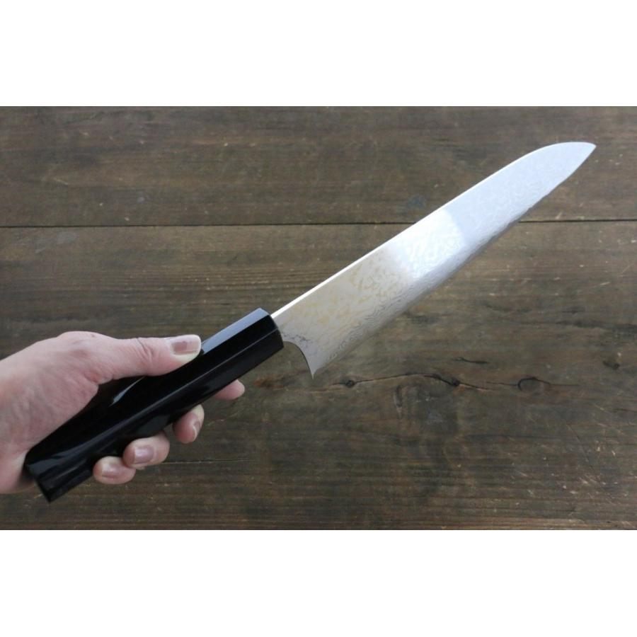 シ*マ様 ウルトラ鏡面V金10号和牛刀240mm デザートアイアンウッド柄 ウルトラ鏡面V金10号和牛刀240mm デザートアイアンウッド柄