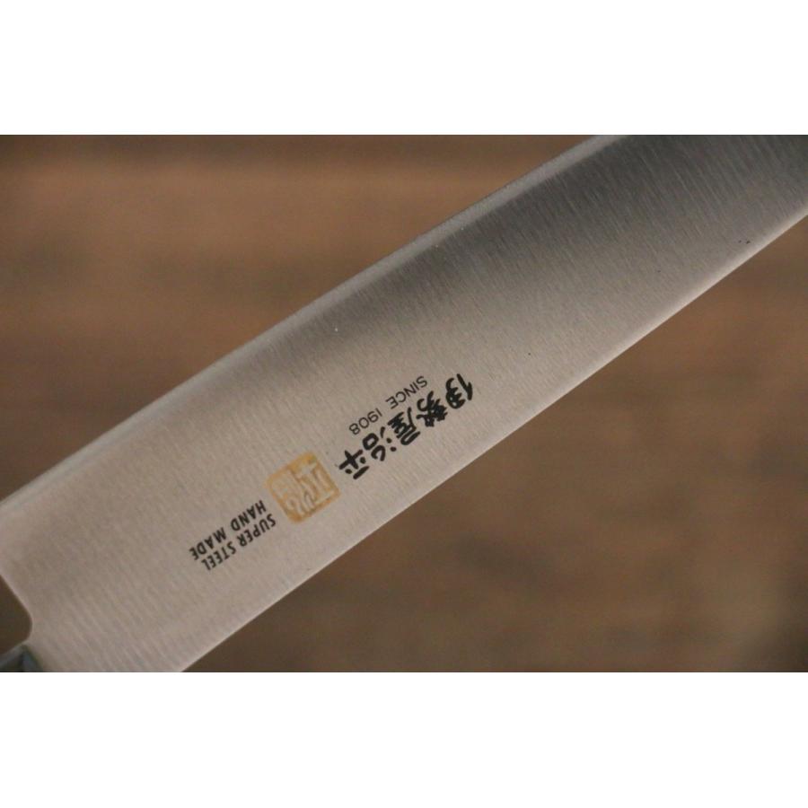 伊勢屋 モリブデン鋼（MOL） ペティーナイフ 和包丁 150mm 黒合板柄｜seisuke-hamono｜06
