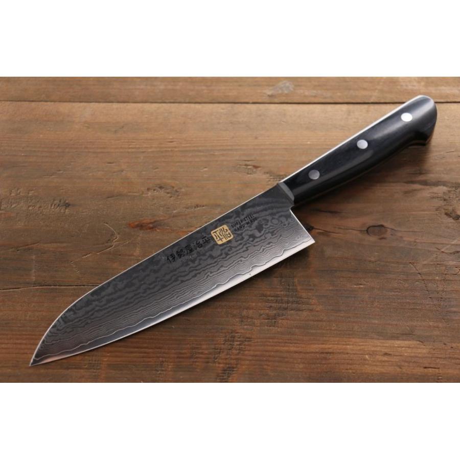 伊勢屋 V金10号 ダマスカス 三徳包丁 和包丁 180mm : 清助刃物 - 通販