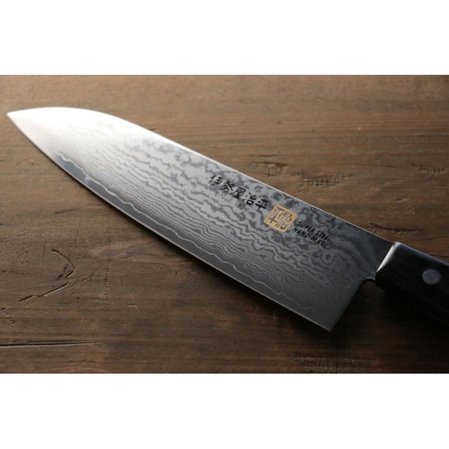 伊勢屋 V金10号 ダマスカス 三徳包丁 和包丁 180mm : 清助刃物 - 通販