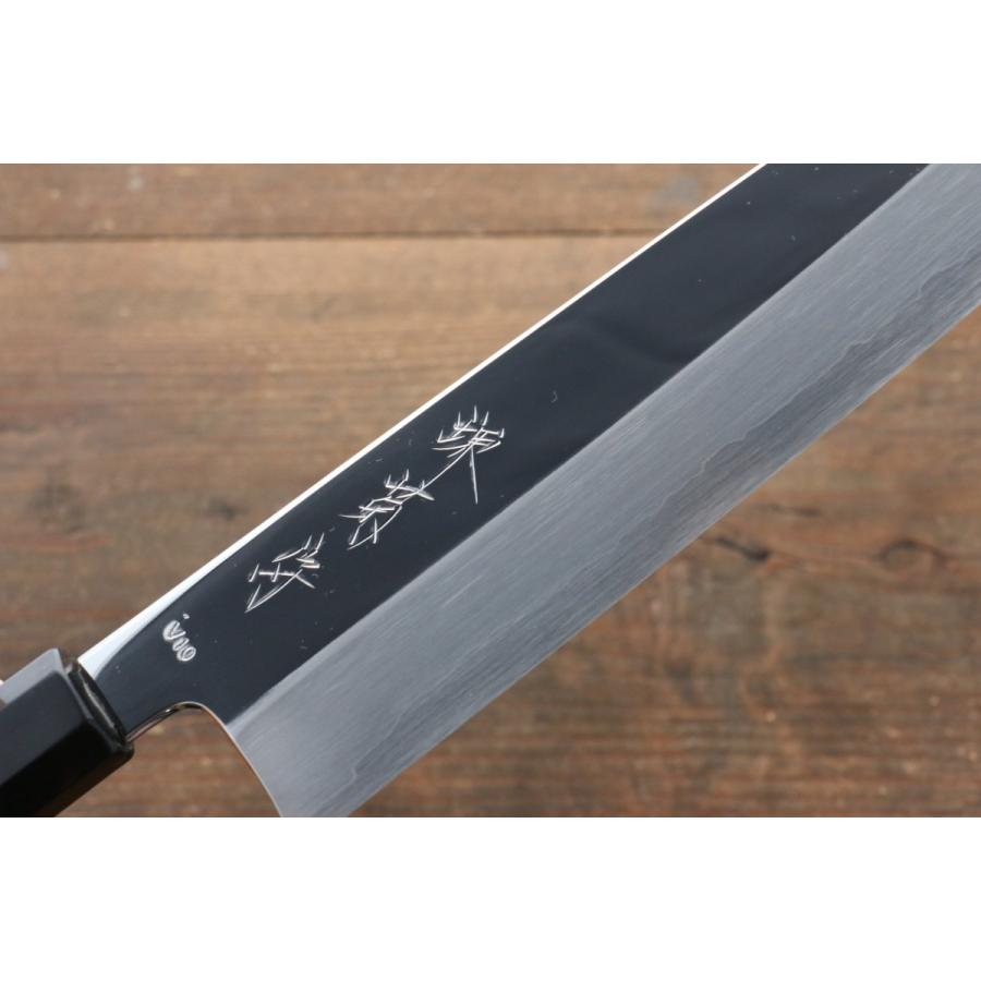 堺 菊守 V金10号 鏡面仕上げ 牛刀包丁 270mm 黒檀柄 : 清助刃物 - 通販