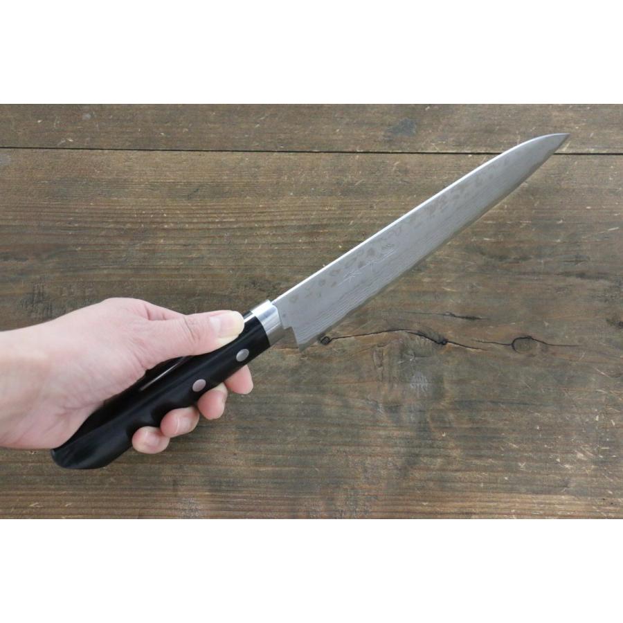 訓平 彩流（さいりゅう）V金10号 ダマスカス 牛刀包丁 180mm